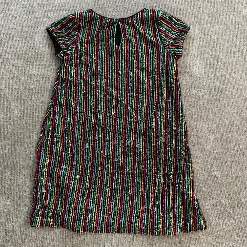 Art Class Girls Rainbow Sequin Dress Size M (7/8)‎